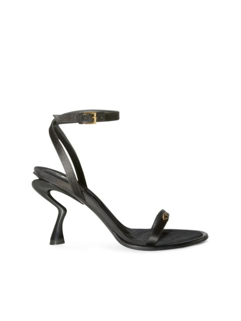 Emilio 80mm leather sandals