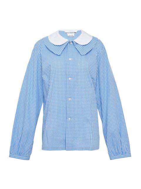 Comme des Garçons GIRL Double Collar Checked Blouse