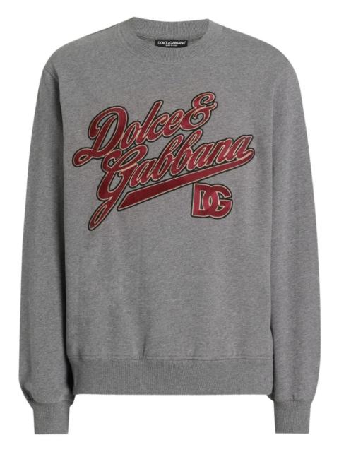 Dolce & Gabbana Long Sleeve Crew-Neck Sweatshirt