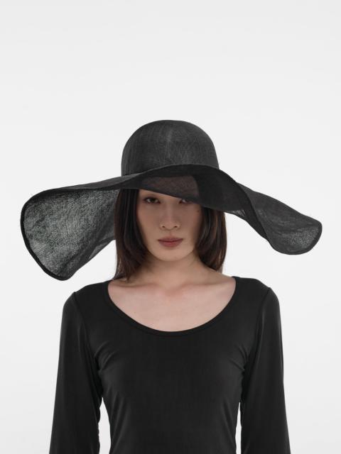 Junya Watanabe Black Hemp Floppy Brim Hat