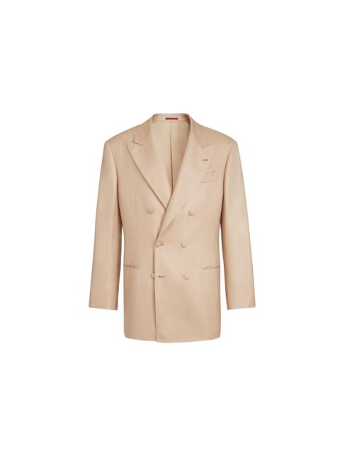 Brunello Cucinelli Brunello Cucinelli Tuxedo Jacket in Camel at Nordstrom