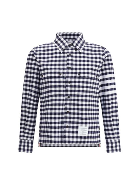 Thom Browne Thom Browne Men Vichy Cotton Flannel Shirt