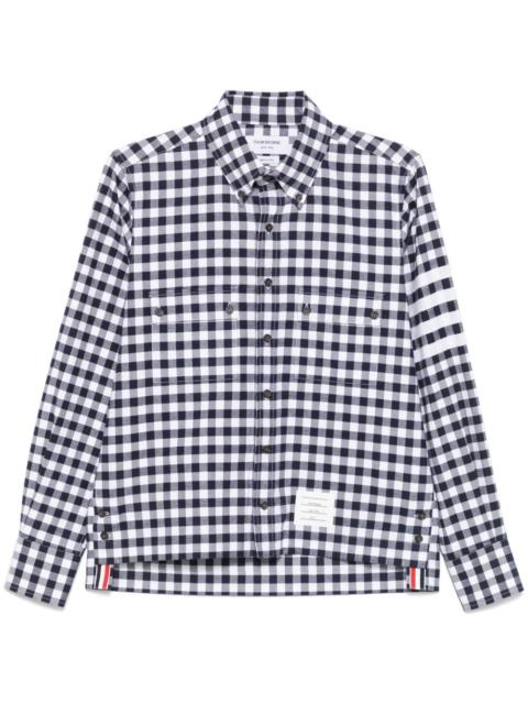 Thom Browne gingham-pattern shirt