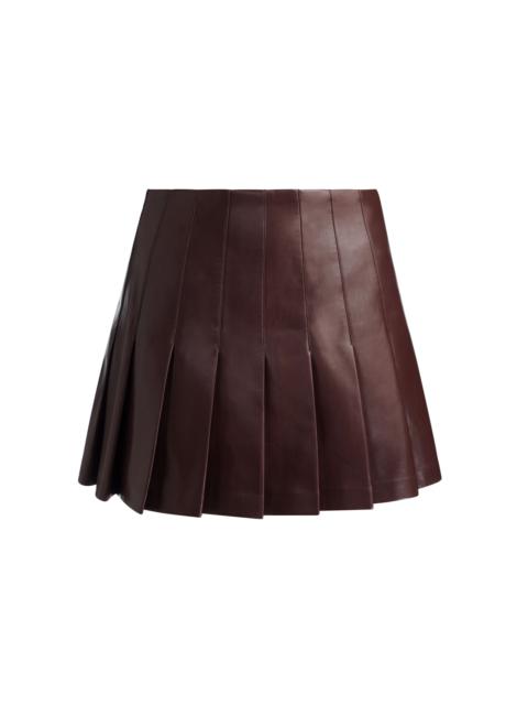 Alice + Olivia CARTER VEGAN MINI SKIRT