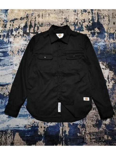 Other Designers Dickies Workwear Shirt Black Long Sleeve