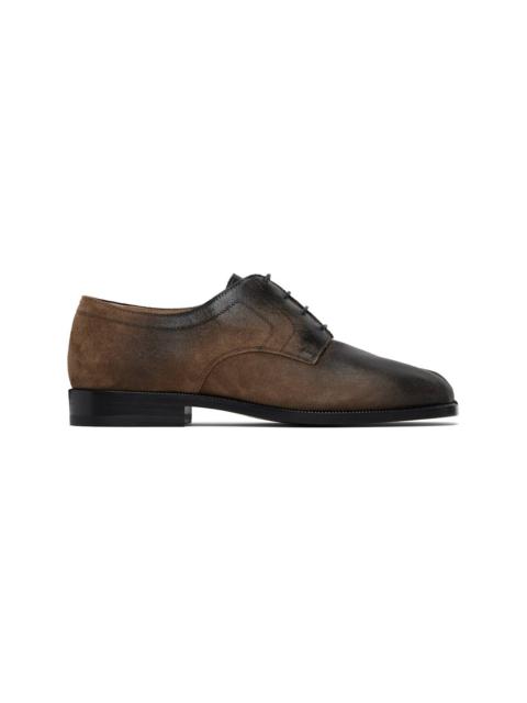 Maison Margiela Brown Tabi Lace-Ups Derbys