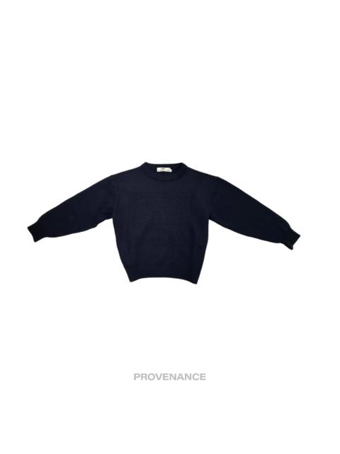 Balenciaga Crewneck Wool Sweatshirt - Deep Navy M