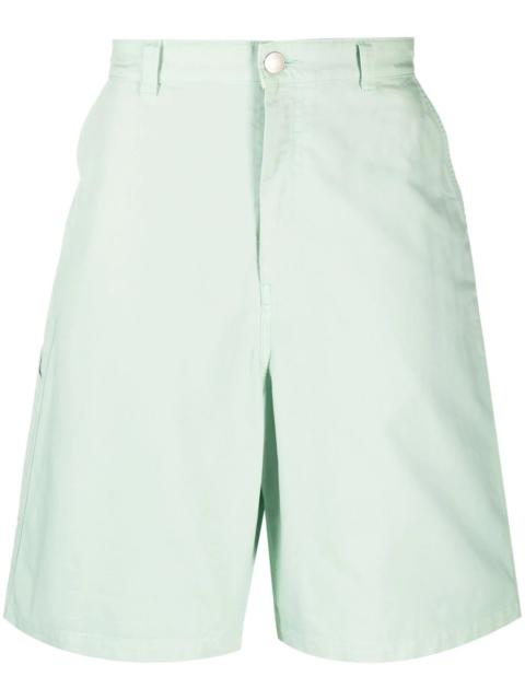 AMI Paris wide-leg loop-strap Bermuda shorts