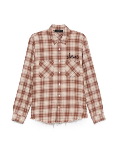 AMIRI SHOTGUN FLANNEL SHIRT