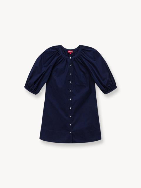 STAUD MINI VINCENT DRESS | NAVY