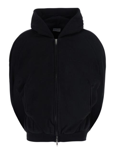 BALENCIAGA Balenciaga Women Balloon Hoodie In Heavy Molleton