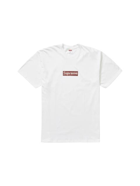 Supreme Supreme Swarovski Box Logo Tee White