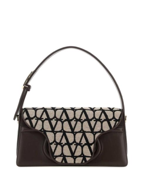 Valentino Valentino Garavani Women Toile Iconographe And Leather Le Grand Deuxieme Shoulder Bag