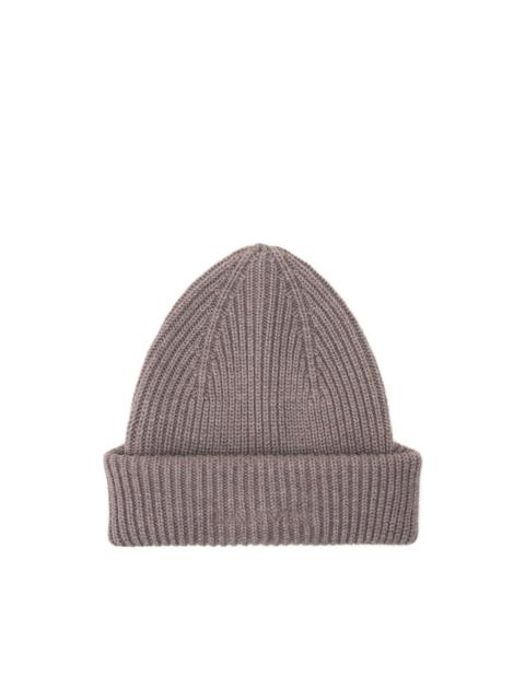 Lanvin ribbed wool beanie