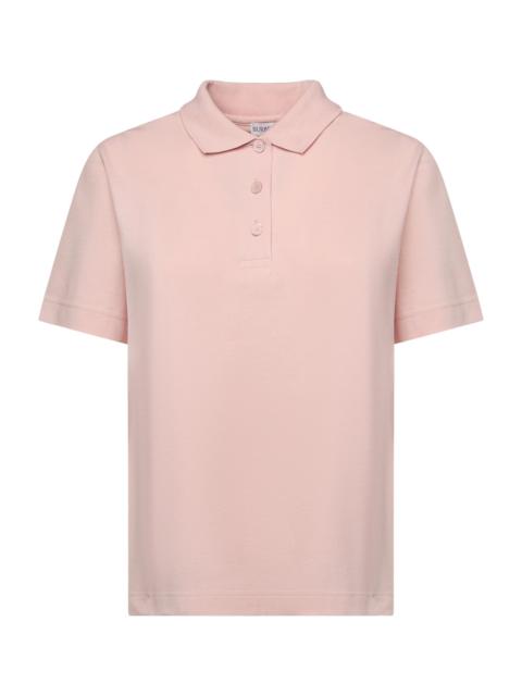 Burberry Cotton Polo Shirt With Logo