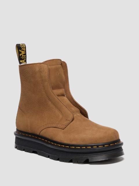 Dr. Martens ZEBZAG LACELESS Warm Lined Slip On Nubuck Boots