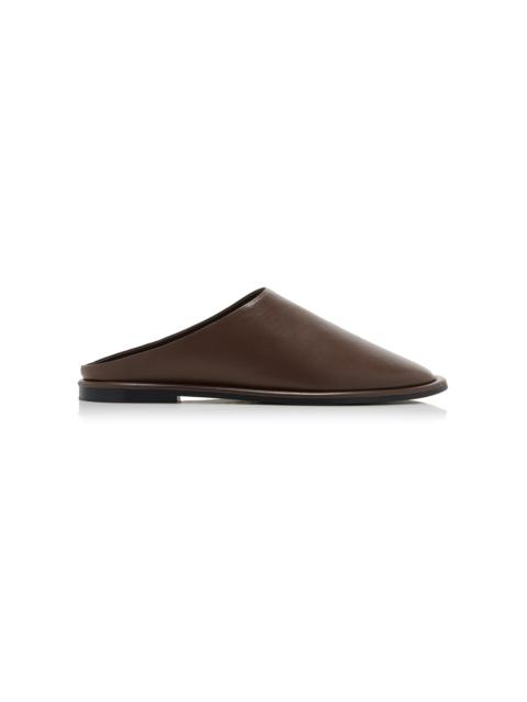 A.EMERY Spencer Leather Mules brown