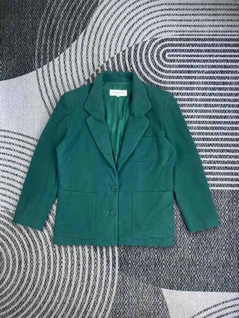 Other Designers Christian Dior Monsieur - Vtg Christian Dior Sports Double Button Green Blazer