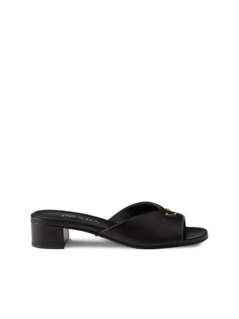 35mm padded leather sandals