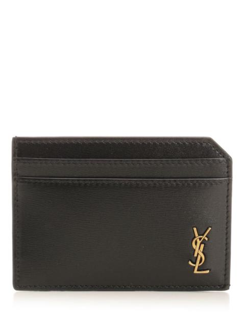 SAINT LAURENT Saint Laurent Men "Tiny Cassandre" Open Card Holder