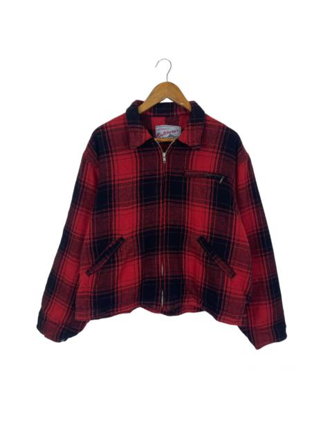 Other Designers Vintage - Nice design Etvous Outwear wool tartan zipper jacket