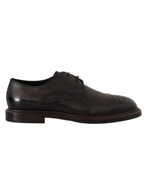 Dolce & Gabbana Dolce & Gabbana Black Leather Dress Formal Derby Shoes