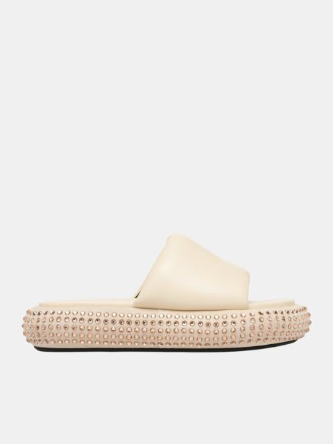 JW Anderson Crystal Bumper Platform Sandals