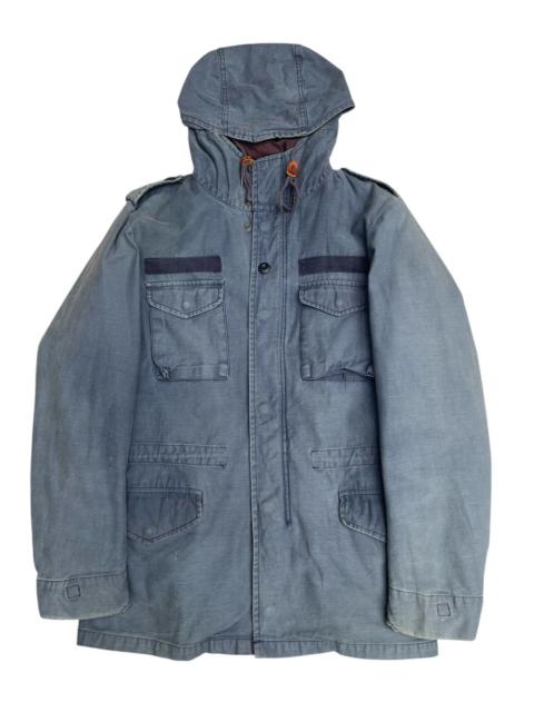 Other Designers Vintage Salt & Pepper Military Jacket Made in Japan Fabric