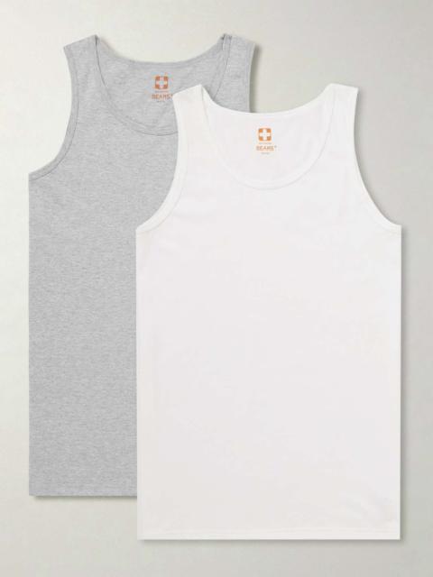 Two-Pack Slim-Fit Cotton-Jersey Tank Tops