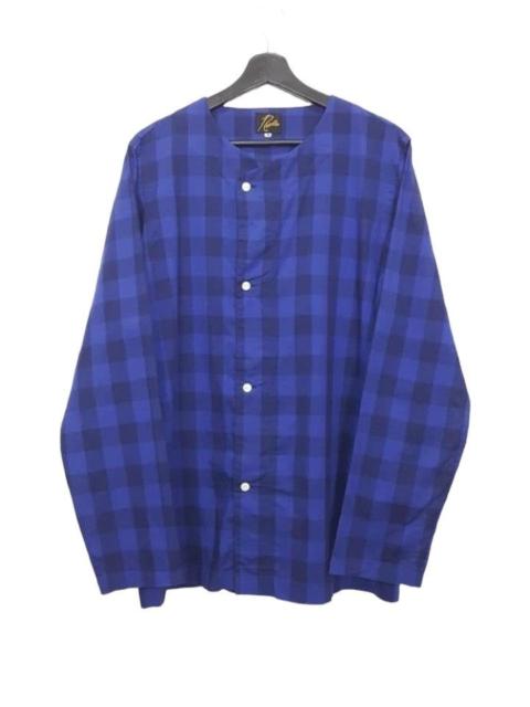 NEEDLES NEEDLES Plaid Cat Eye Button Up Japan Lightweight Shirt