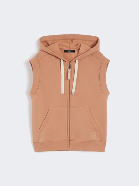 WEEKEND Max Mara PANK Cotton fleece gilet