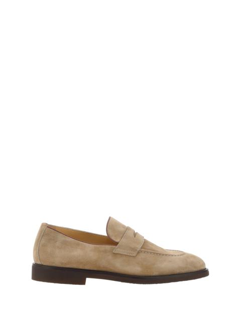 Brunello Cucinelli Men Suede Loafers