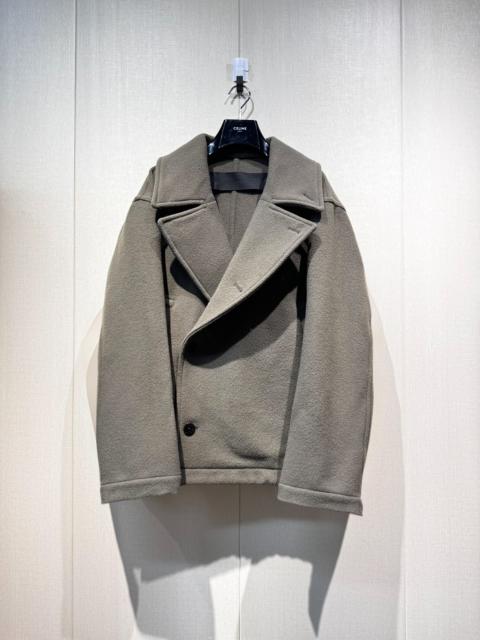 Lemaire LEMAIRE: Brown Boxy Peacoat