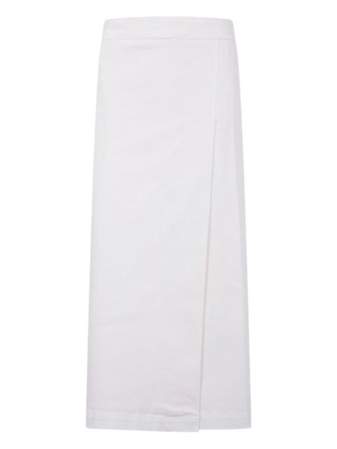 Aspesi wrap cotton skirt