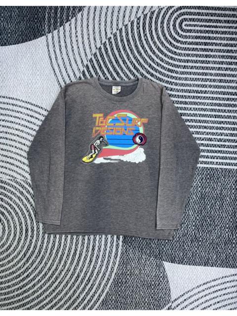 Other Designers Japanese Brand - Vintage T&C Surf Hawaiian Design Longsleeve Shirt