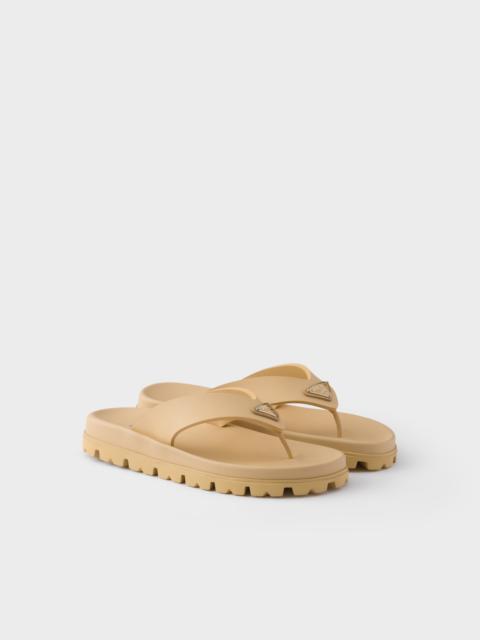 Prada Rubber thong sandals