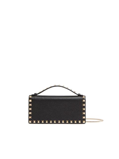 Valentino Valentino Garavani Rockstud Leather Wallet On Chain