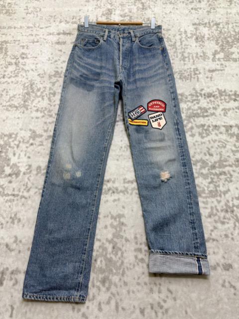 Hysteric Glamour Hysteric Glamour Patchwork Selvedge Denim Tapered Y2K Fit