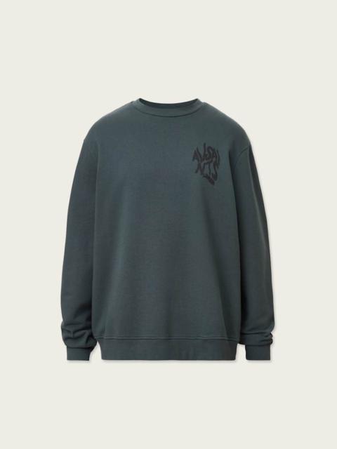 ALLSAINTS ORLANDO OVERSIZED CREW NECK SWEATSHIRT