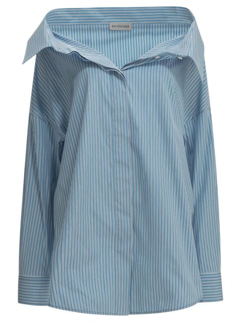 BALENCIAGA Balenciaga Stola Casual Shirt Light Blue