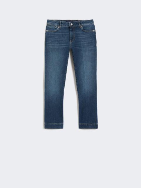 Sportmax Perfect-fit low-rise mini flare trousers - ultramarine