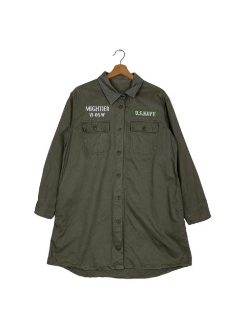 Other Designers Vintage - Mightier V1-05 W US Navy Stay Hungry Shirt #0257-C12