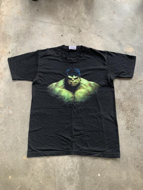 Other Designers Vintage - Vintage Y2K Marvel Incredible Hulk Overprint Tshirt