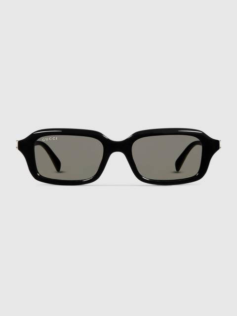 GUCCI Rectangular frame sunglasses