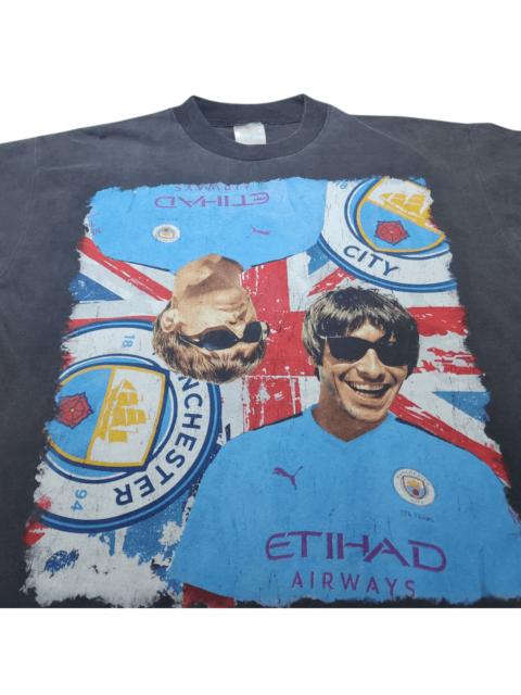 Other Designers Other - Rare Manchester City Oasis Pep Guardiola tee shirt