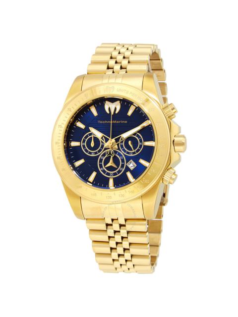 Technomarine - Technomarine Manta Ray Chronograph Blue Dial Men's Watch TM-220149