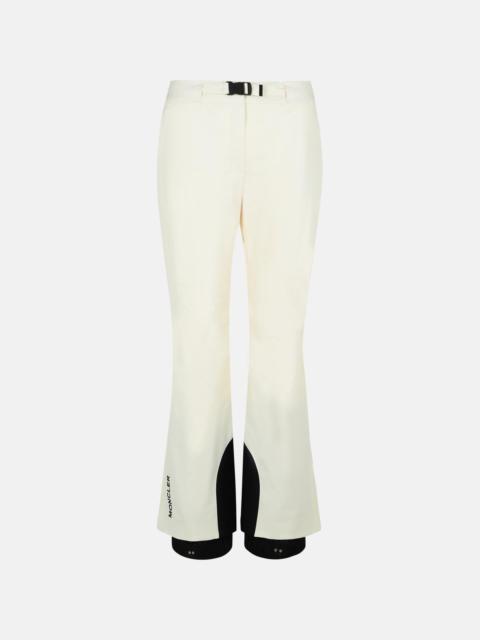 Moncler Grenoble OFF-WHITE POLYESTER BLEND SKI PANTS