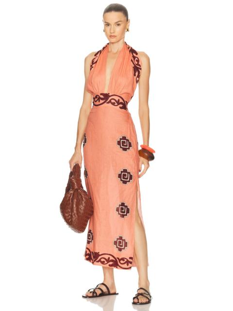 Johanna Ortiz Energetic Patterns Ankle Dress