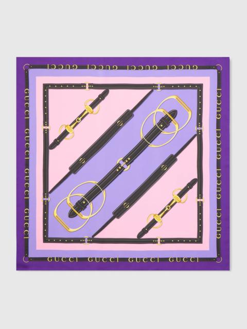 GUCCI Gucci Heritage Scarf In Silk