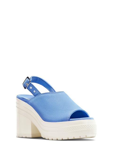 Converse Gender Inclusive Chuck 70 De Luxe Heel Slingback Sandal in Open Sky/Egret/Open Sky at Nords
